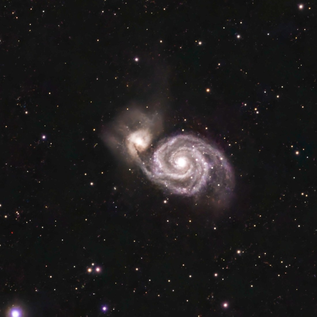 Messier 51, the Whirlpool Galaxy