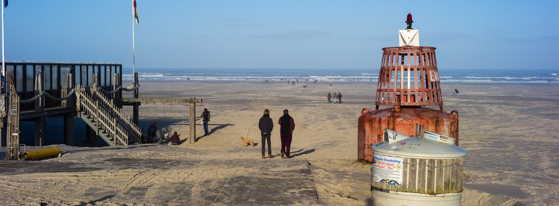 Winter panorama on Terschelling