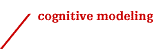 Logo Cognitive Modeling