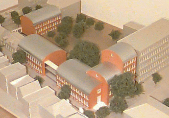 maquette PPSW-gebouwen