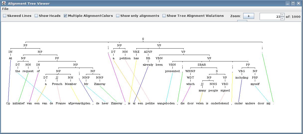 Alignment Tree Viewer