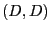$(D,D)$