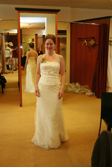 not the right dress either...