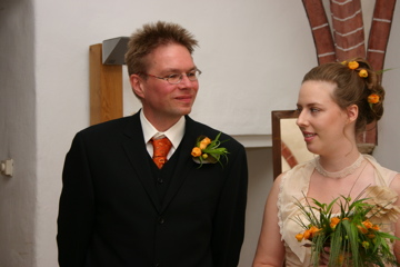 Niels & Steffi, happy and anticipating the legal bond