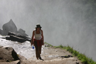 Climbing the mist trail