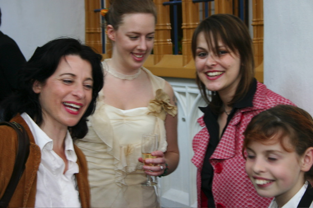 Hanni. Steffi, Steffi & Vera during a smiling contest...